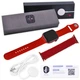 Смарт часы Smart Watch Series 6 FK99PLUS 44mm Aluminium 2 браслета Viber беспроводная зарядка red красный - изображение 6
