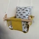 Детская качеля Infancy Облака на белом, Желтая основа - изображение 6