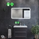 LED-зеркало 90x80см, с механическим включателем, модель Ahana (Ahanag89) - изображение 2