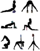 Блоки для йоги и пилатеса Zelart EVA Yoga Brick 2 шт. чорные (MS0858-1) - изображение 3