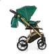 Дитяча універсальна Коляска 2 в 1 mioobaby ZOOM Royal Edition 13, 107, Зелений/золотий - зображення 4