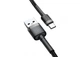 Кабель Baseus Cafule USB to Type-C 2A black-gray 3м (CATKLF-UG1) - изображение 2