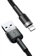 Кабель Baseus Kevlar Cable Lightning – USB 2.0 м 1,5 A Black (CALKLF-CG1) - зображення 2