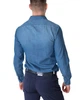 Сорочка чоловіча TRUSSARDI JEANS (52C00091-1Y000154-U280/21) Синій 43 - изображение 5