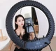 Кольцевая лампа профессиональная для фото и видео съёмки LED Soft Ring Light HQ-45 см. с держателем для телефона+стойка-штатив+ пульт (200см) - изображение 2