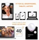 Кольцевая селфи-лампа с зеркалом Selfie Ring Light H8-1 для телефона, планшета - изображение 7