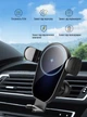 Держатель автомобильный+беспроводное ЗУ ColorWay AutoSense Car Wireless Charger 15W Black (CW-CHAW025Q-BK) - изображение 6