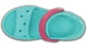 Сандалии Crocs Kids Crocband 12856-4FV-C6 23 Бирюзовый с розовым - изображение 4