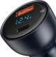 Автомобильное зарядное устройство Baseus Particular Digital Display PPS Dual Quick Charger 65W USB + Type-C (CCKX-C0G) - изображение 5