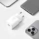 Зарядний пристрій Baseus Super Silicone PD Charger 20 W (1Type-C) + With Cable Type-C to Lightning (TZCCSUP-B02) - зображення 11