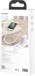 Кабель Baseus Cafule Metal Lightning 2.4A 2 м White (CALJK-B02) - изображение 9