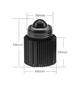 Светодиодная двухцветная фара Moto LED Lens Mini для мотоцикла мопеда скутера Avtoexpect Белый Жёлтый (05269/1) - изображение 2
