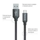 Кабель ColorWay USB - USB Type-C (M/M), 1 м, Black (CW-CBUC003-BK) - изображение 2