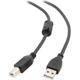 Кабель Maxxter USB - USB Type-B V 2.0 (M/M), 1 м, феритовий фільтр, Black (UF-AMBM-1M) - изображение 1