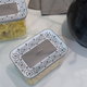 Набор прямоугольных емкостей Stefanplast Tosca 3 шт Бело-коричневых (55683) - изображение 7