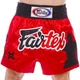 Шорты для тайского бокса и кикбоксинга BS0638 Fairtex XL Красный (37475030) - изображение 1