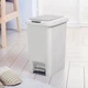 Ведро для мусора MBM HOME с крышкой и педалью BIN-01 10л Серое (BIN-01 10L GRAY) - изображение 3