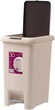 Відро для сміття MVM з кришкою і педаллю BIN-01 30 л Бежеве (BIN-01 30L BEIGE) - зображення 2