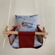 Детская качеля Infancy Самолеты, Бордовая основа - изображение 1