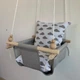 Детская качеля Infancy Облака на белом , Серая основа - изображение 3