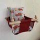 Детская качеля Infancy Пожарные машинки, Бордовая основа - изображение 5