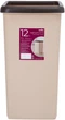 Ведро для мусора MBM HOME BIN-02 12л Бежевое (BIN-02 12L BEIGE) - изображение 1