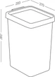 Ведро для мусора MBM HOME BIN-02 12л Серое (BIN-02 12L GRAY) - изображение 14