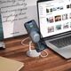 Держатель HOCO Daring magnetic wireless charging desktop stand PH39 (без MagSafe) - изображение 5