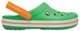Сабо Crocs Crocband 11016-3R4-M7/W9 39 Зеленый с оранжевым - изображение 1