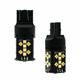 Двухцветные светодиодные лампы Led 7443 T20 W21/5W W3x16q 44SMD 3030 12V Белый Желтый с обманкой Autoexpect (74350) - изображение 3