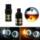 Двухцветные светодиодные лампы Led 7443 T20 W21/5W W3x16q 44SMD 3030 12V Белый Желтый с обманкой Autoexpect (74350) - изображение 4