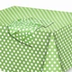 Скатерть с тефлоновой пропиткой "Горошек на зеленом" CottonTwill 90х140 см (СТ0020-1) - изображение 1