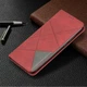 Чохол-книжка з кишеньками UniCase Geometric Pattern для Xiaomi Redmi Note 8 Pro - Red - зображення 8