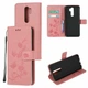 Чехол-книжка с рисунком UniCase Butterfly Pattern для Xiaomi Redmi Note 8 Pro - Pink - изображение 1