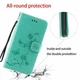 Чехол-книжка с рисунком UniCase Butterfly Pattern для Xiaomi Redmi Note 8 Pro - Green - изображение 6