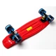 Пенни борд скейт Penny Board 22" ABEC-7 Красный со светящимися колесами - изображение 2