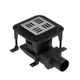Душевой трап Waterway Spot X 10х10 черный (WSX100001N2) TM Waterway - изображение 1