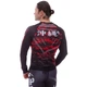 Рашгард мужской с длинным рукавом Venum Okinawa 9504 размер 2XL (50-52) Black-Red - изображение 2