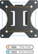 Настольное крепление для монитора ITech Black (MBES-01F) - изображение 10