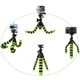 Гибкий штатив для смартфона + держатель, GoPro, камеры Alitek Flexible H19 Black/Green (620780) - изображение 7