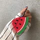 Чехол для наушников Apple AirPods Alitek Арбузик (долька) -Refurbished (88613y) - изображение 5