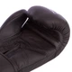 Перчатки боксерские кожаные на липучке VL-6605 MATT (р-р 14oz, черный) - изображение 4