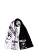 Шарф Moschino Черный/Серый Двусторонний Мужской (50055) (2900055753013) - изображение 2