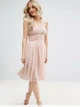 Рожева весільна сукня на одне плече ASOS Petite ASOS AS/N/240720-17 S (82720S) Пудра - зображення 1