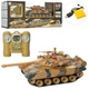 Детский радиоуправляемый Military танк 778-3 4G, аккум, 32см, звук, свет, дым, USB заряд - изображение 1