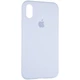 Чехол Fiji Silicone Case для Apple iPhone X бампер накладка Full Soft Lilac - изображение 1