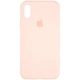 Чехол Fiji Silicone Case для Apple iPhone X бампер накладка Full Soft Grapefruit - изображение 2