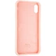 Чехол Fiji Silicone Case для Apple iPhone XR бампер накладка Full Soft Pink Sand - изображение 3
