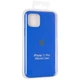 Чехол Fiji Silicone Case для Apple iPhone 11 Pro бампер накладка Full Soft Sapphire Blue - изображение 4