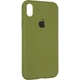 Чехол Fiji Silicone Case для Apple iPhone XR бампер накладка Full Soft Pinery Green - изображение 1